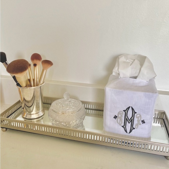 Pottery Barn Mirrored Tray - Picture 2 of 7